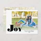 Simple Jounter Negative Space Foto Weihnachten (Vorne/Hinten)