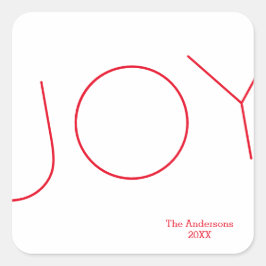 Simple Joy - Square Sticker