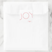 Simple Joy - Square Sticker (Tasche)