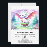 Simple Kids Dragon Birthday Einladung<br><div class="desc">Simple Kids Dragon Birthday ist eine charmante, unkomplizierte Einladung mit niedlichen Drachendarstellungen, die sich perfekt für ein leichtes Fest eignet. Diese digitale Einladung ist online editierbar und macht es einfach, sich für den großen Tag Ihres Kindes anzupassen. Mit einem schlichten Design und fröhlichen Farben ist es ideal für junge Kinder...</div>