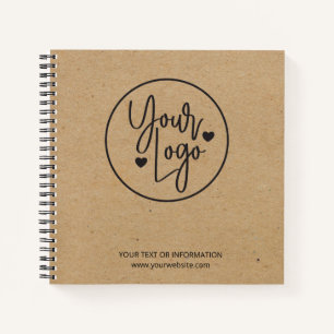 Simple Kraft Business Logo Corporate Company Notizblock