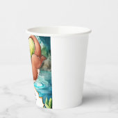 Simple Lake Otter Birthday Pappbecher (Links)