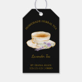 Simple Lavender Tea Hang Tag Geschenkanhänger (Vorderseite)