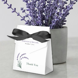 Simple Lavender Wedding Geschenkschachtel