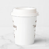 Simple Leaf Modern Family Thanksgiving Dinner Pappbecher (Rechts)