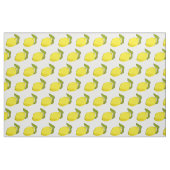 Simple Lemon Pattern White Stoff (Fat Quarter (45,7 x 55,9 cm))