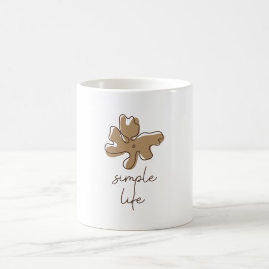 Simple Life Minimalism Kaffeetasse (Mittel)