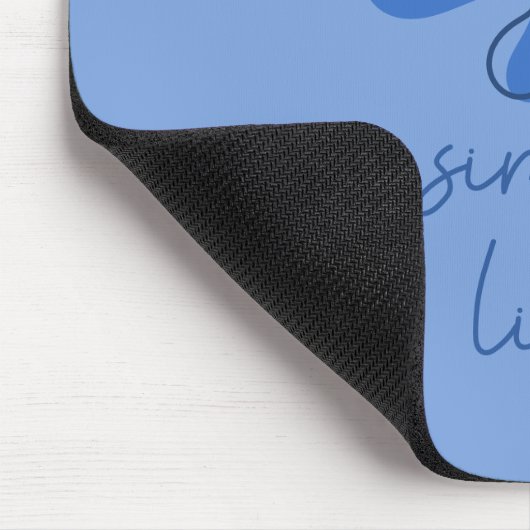 Simple Life Minimalism Mousepad (Ecke)