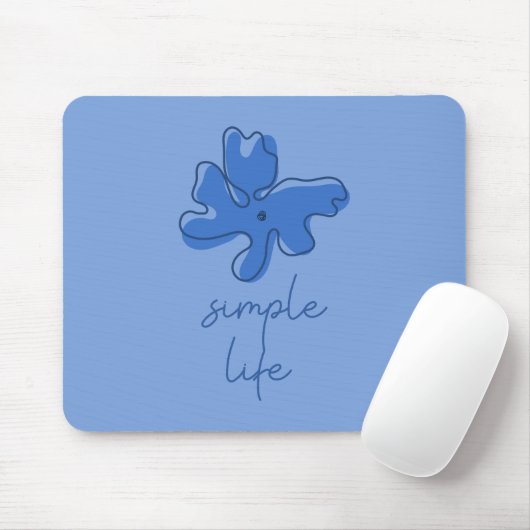 Simple Life Minimalism Mousepad (Mit Mouse)