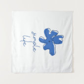 Simple Life Minimalism Tapestry Wandteppich (Vorderseite (Horizontal))