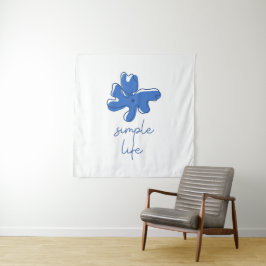 Simple Life Minimalism Tapestry Wandteppich