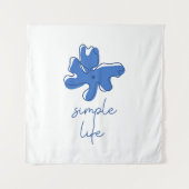 Simple Life Minimalism Tapestry Wandteppich (Vorderseite)