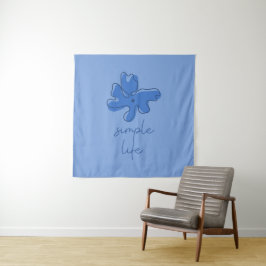 Simple Life Minimalism Tapestry Wandteppich