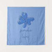 Simple Life Minimalism Tapestry Wandteppich (Vorderseite)