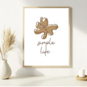 Simple Life Minimalism Wall Art Poster