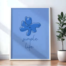 Simple Life Minimalism Wall Art Poster
