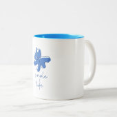 Simple Life Minimalism Zweifarbige Tasse (VorderseiteRechts)