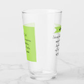Simple Lime Green Frage Gottsbibel Verse Christlic Glas (Rechts)