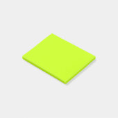 Simple Lime Green Post-it Klebezettel (angewinkelt)