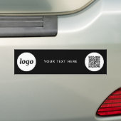 Simple Logo and Text Business QR Code Promotional Autoaufkleber (Auf Auto)