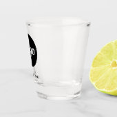 Simple Logo and Text Business Schnapsglas (Rechts)