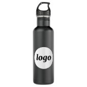 Simple Logo Branding Business Promotional Edelstahlflasche (Vorderseite)