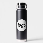 Simple Logo Business Branding Promotional Trinkflasche (Rückseite)