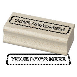 Simple Logo Business Branding Rubber Stamp Gummistempel