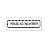 Simple Logo Business Branding Rubber Stamp Gummistempel (Prägung)