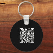 Simple Logo QR Code Business Promotional Keychain Schlüsselanhänger (Rückseite)