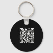 Simple Logo QR Code Business Promotional Keychain Schlüsselanhänger (Rückseite)