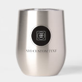 Simple Logo Text Business Promotional Branding (Rückseite)