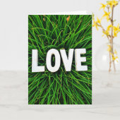 Simple Love Grass Card Karte (Gelbe Blume)