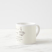 Simple Love is Brewing Coffee Junggesellinnenabsch Espressotasse (Vorderseite Rechts)