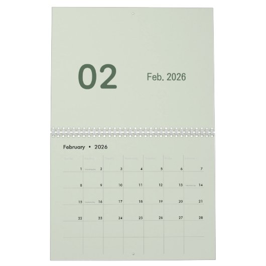 Simple Luxury calendar Kalender (Feb 2026)