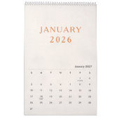 Simple Luxury Design Calendar Kalender (Jan 2027)
