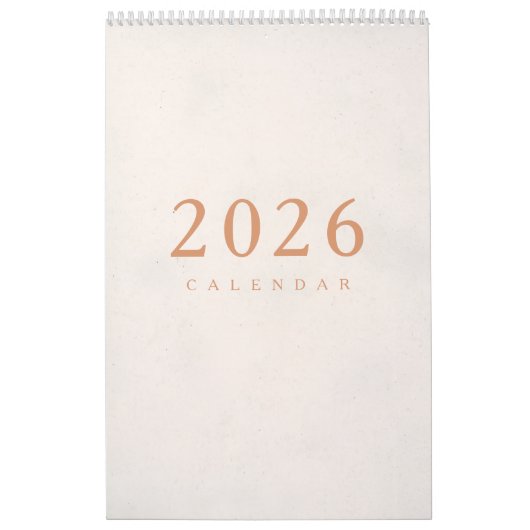 Simple Luxury Design Calendar Kalender (Titelbild)