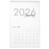 Simple Luxury Design Calendar Kalender (Jan 2026)