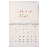 Simple Luxury Design Calendar Kalender (Jan 2026)