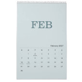 Simple Luxury Design Calendar Kalender (Feb 2027)