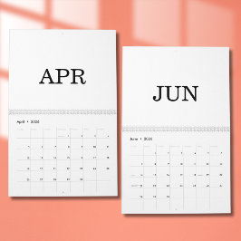 Simple Luxury Design Calendar Kalender