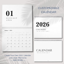 Simple Luxury Design Kalender