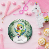 Simple Magic Parrot Birthday Pappteller (Party)