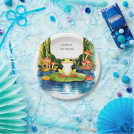 Simple Magical Frog Birthday Pappteller