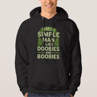 Simple Man Sarcastic Spaß Graphic Plus Size Hoodie