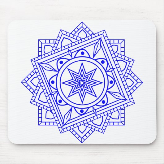Simple Mandala 2 Mouse Pad Mousepad (Vorne)