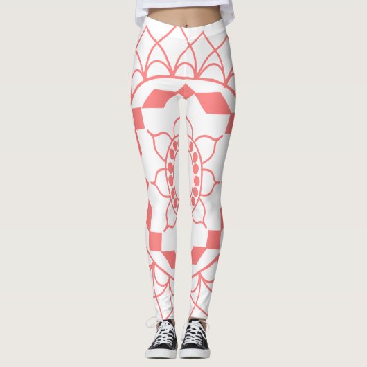 Simple Mandala Leggings (Vorderseite)