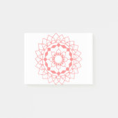 Simple Mandala Post-it Klebezettel (Vorderseite)