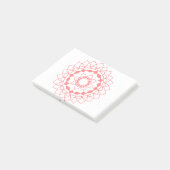 Simple Mandala Post-it Klebezettel (angewinkelt)