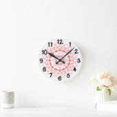 Simple Mandala Runde Wanduhr (Zuhause)